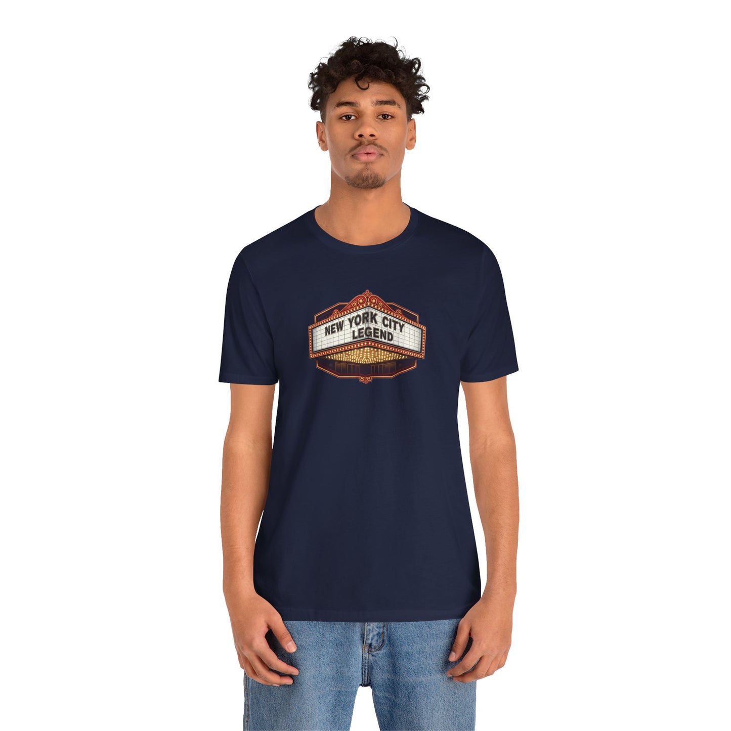 New York City Legend Unisex Jersey T-Shirt, NYC Nightlife Fashion Tee