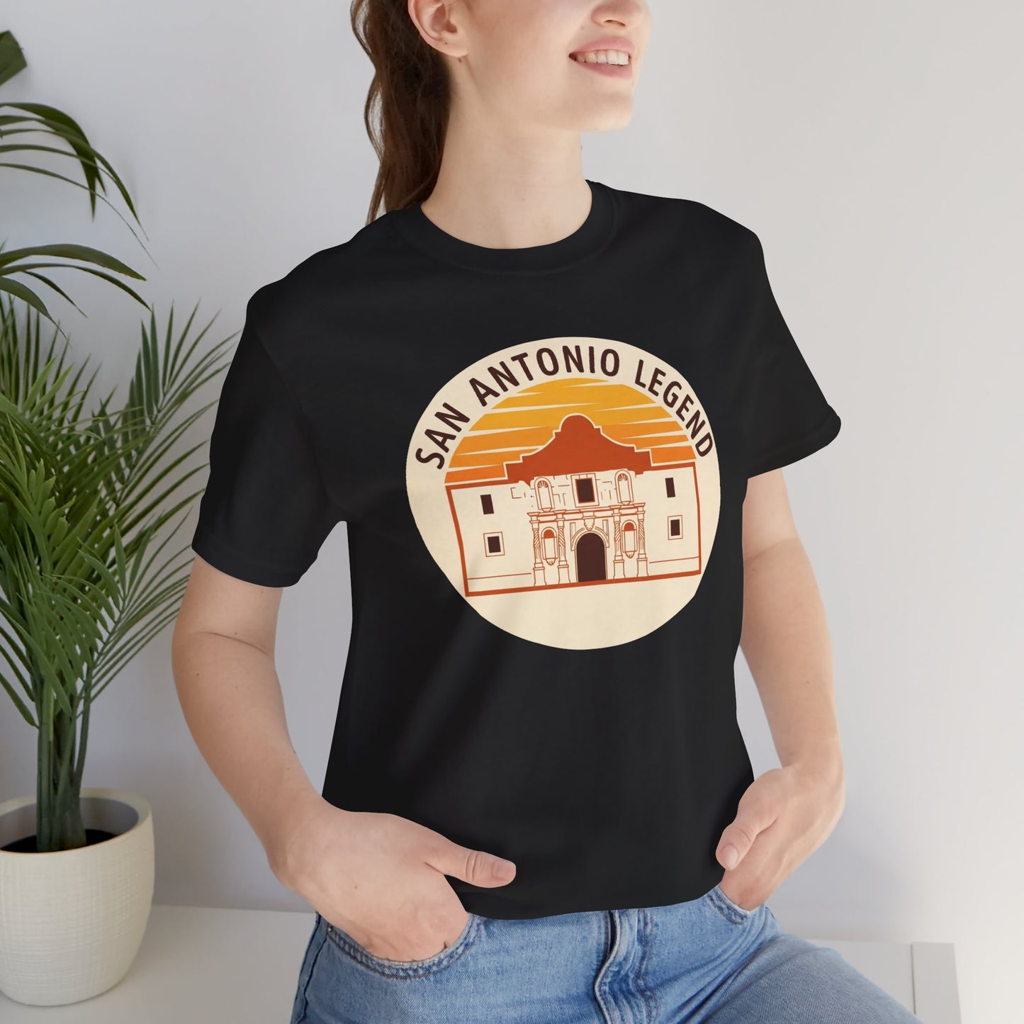 San Antonio Legend Tee, Vintage Style T-Shirt, Casual Wear, Souvenir Gift for Travelers, Summer Outing