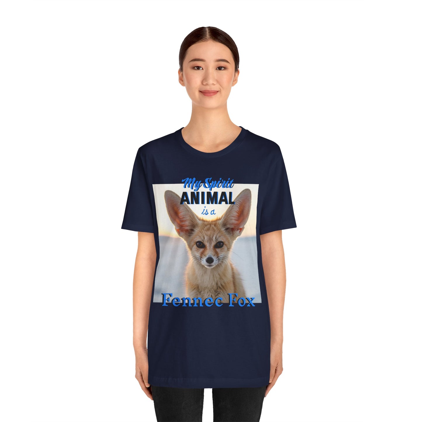 Fennec Fox Spirit Animal Tee - Unisex Short Sleeve Shirt - Fox Lovers - Schmartypants