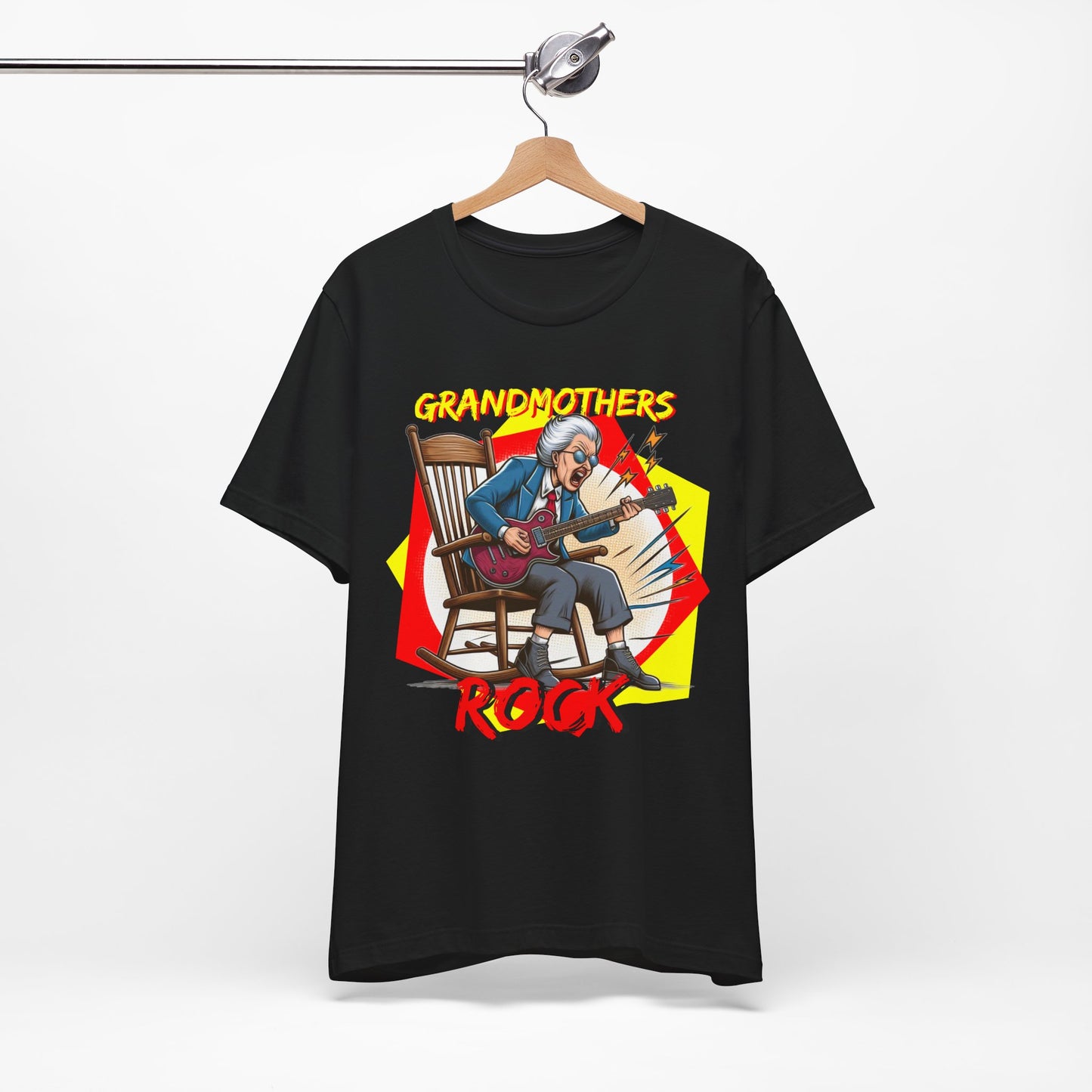 'Grandmothers Rock' Unisex Jersey Short Sleeve Tee - Funny Gift to Show Love for the Special Grandmother in Your Life - Schmartypants