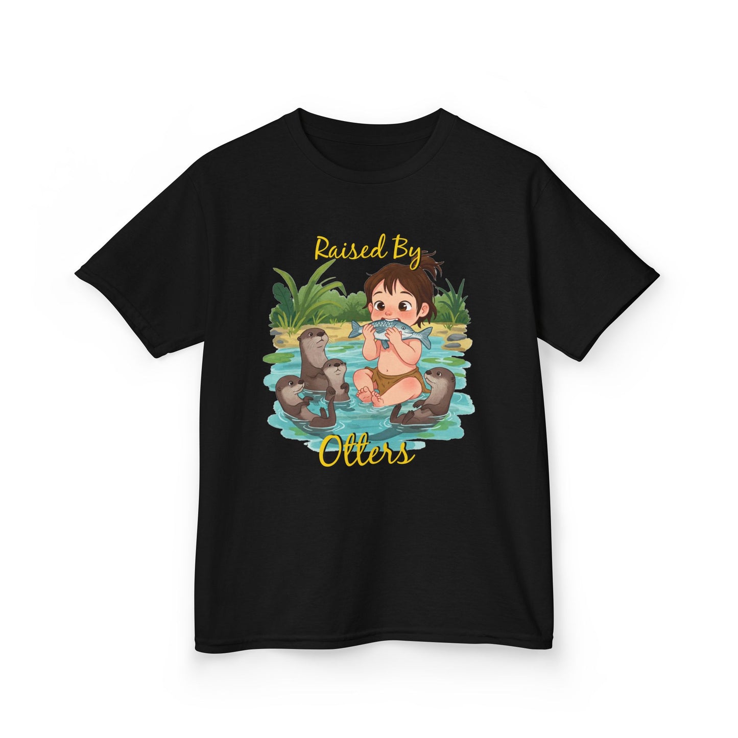 Cute Otter Kid's Tee, Fun Summer Shirt, Animal Lover Gift, Birthday Party Clothes, Playdate Outfit, Nature Kids Apparel