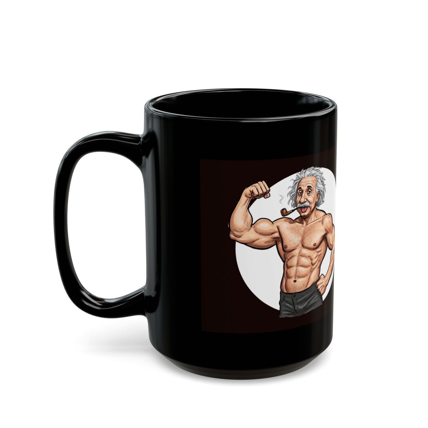 Black 'Science Buff' Mug - Funny Gift for Science Lovers, Physics Students, Einstein, Coffee Lover Mug, Geeky Coffee Mug, Unique Science Mug, Ideal for Birthdays - Schmartypants