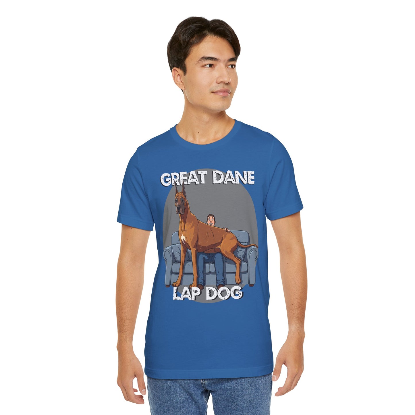 Great Dane Lap Dog Unisex Tee - Hilarious Dog Lover Graphic T-Shirt - Schmartypants