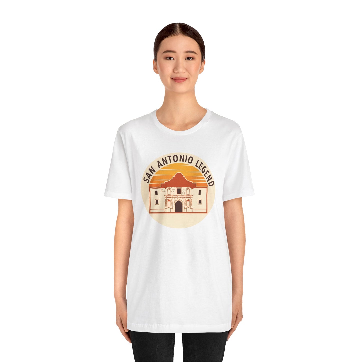 San Antonio Legend Tee, Vintage Style T-Shirt, Casual Wear, Souvenir Gift for Travelers, Summer Outing