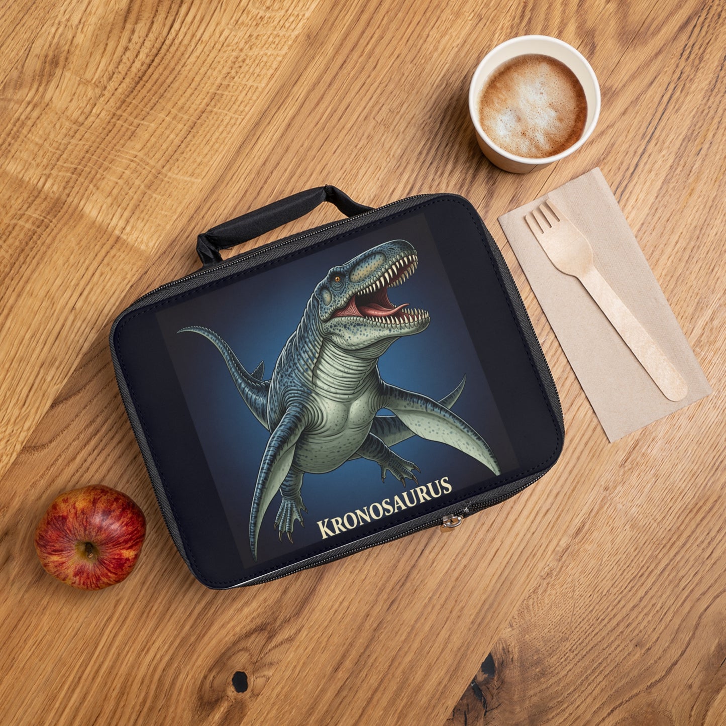 Kronosaurus Lunch Bag | Fun Dinosaur Insulated Lunch Box for Kids, School, Picnics, Gifts, Unique Lunch Carrier