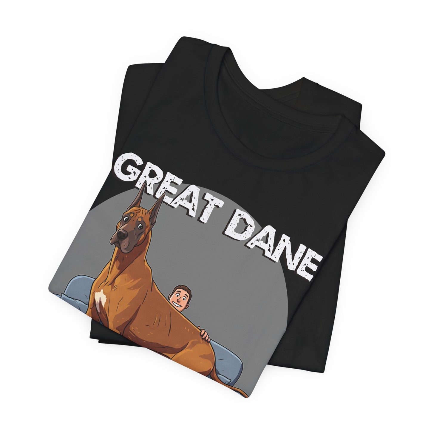 Great Dane Lap Dog Unisex Tee - Hilarious Dog Lover Graphic T-Shirt - Schmartypants