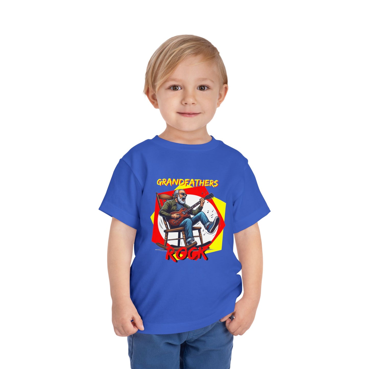 'Grandfathers Rock' Toddler T-Shirt | Funny Shirt to Show Love for Grandpa - Schmartypants