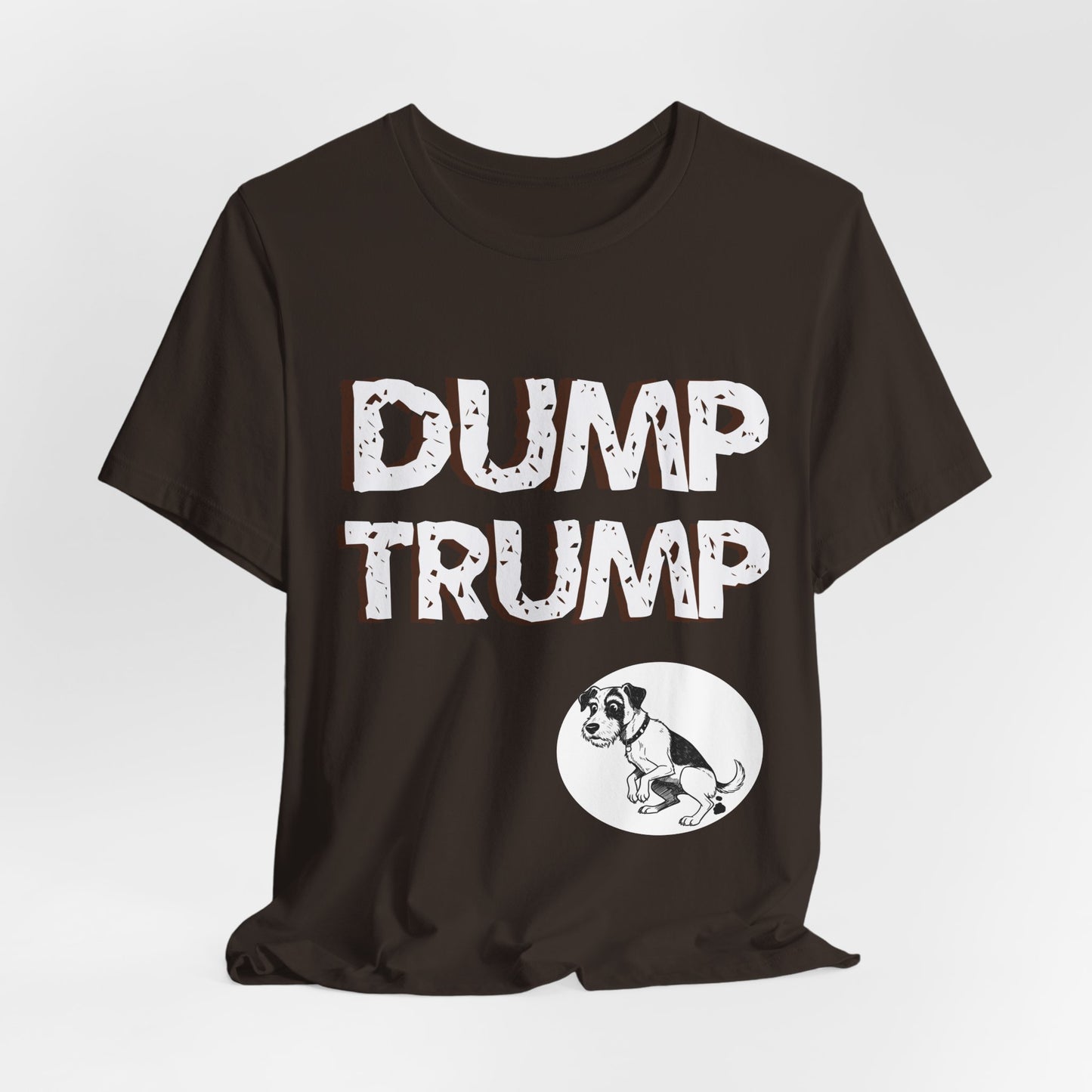 Funny Protest Unisex Jersey Tee - "Dump Trump" Graphic - Activist Wear - Schmartypants