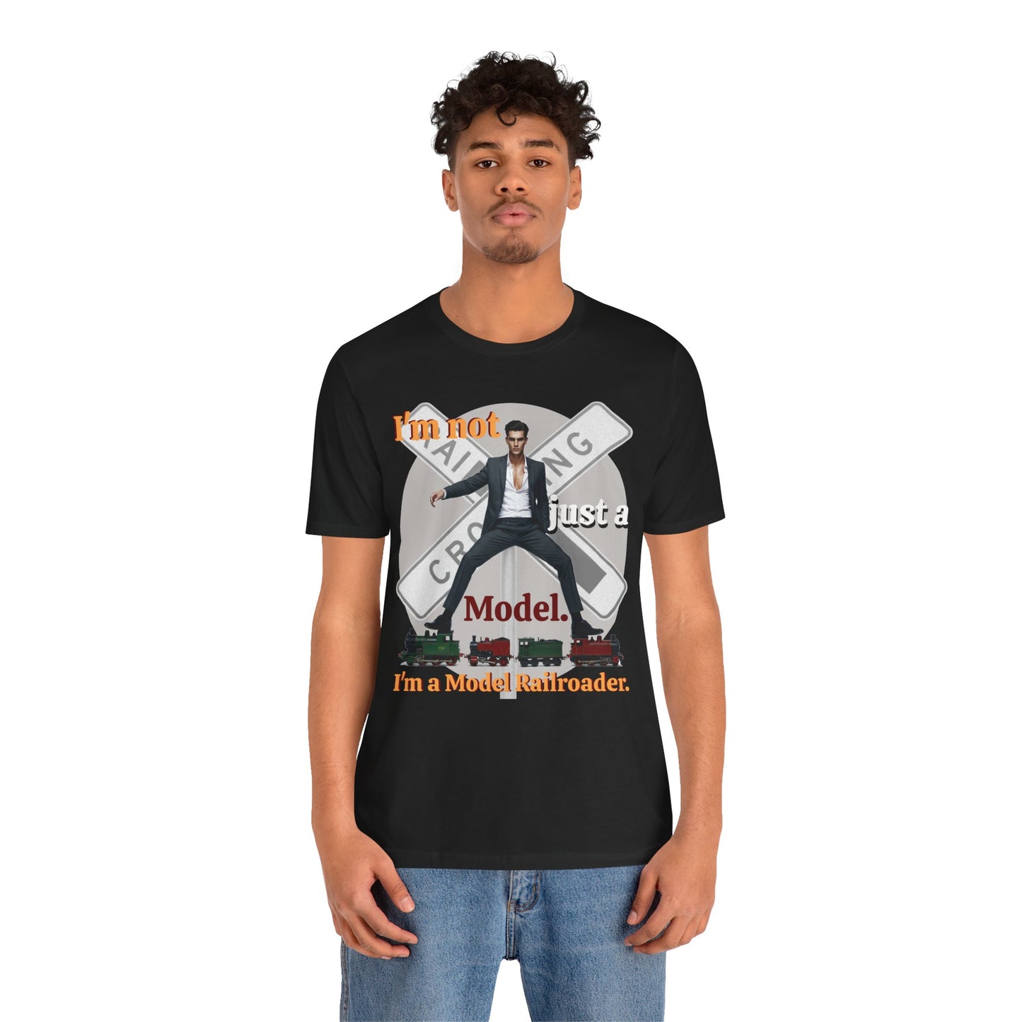 Funny Model Railroader Tee - Perfect Gift for Train Enthusiasts - Schmartypants