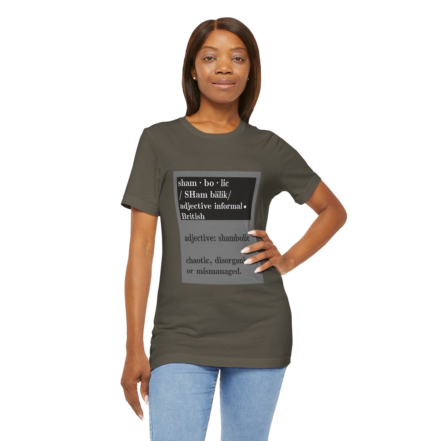 Shambolic Definition Tee, Funny Graphic T-Shirt, Casual Wear, Perfect Gift, Unisex Apparel, Protest Humor, Rachal Maddow Fans - Schmartypants