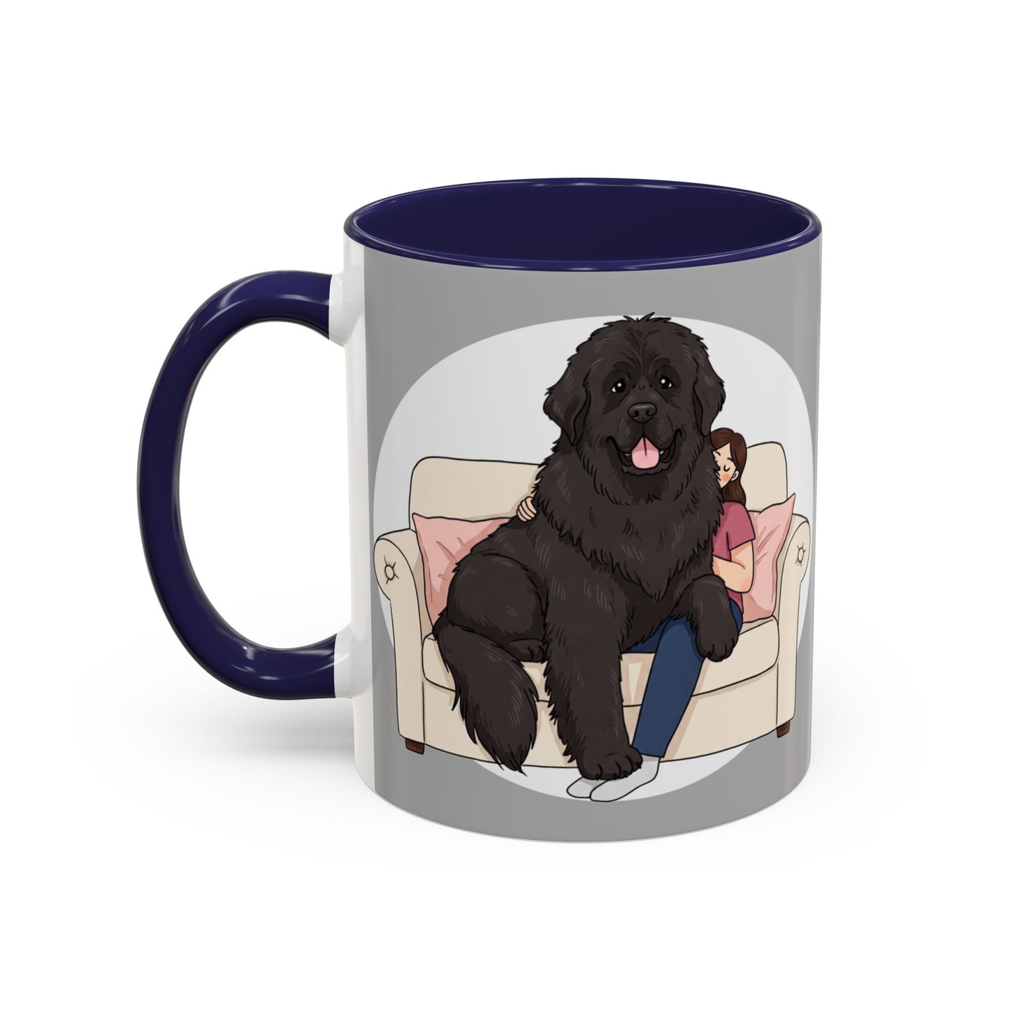 Funny Newfoundland Lap Dog Coffee Mug - Perfect Gift for Dog Lovers, Pet Parents, Cozy Home Decor, Caffeine Fix, Unique Gift Idea - Schmartypants