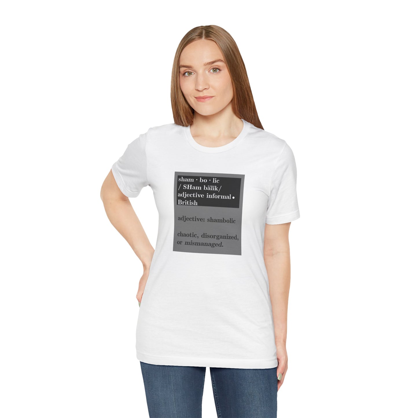Shambolic Definition Graphic T-Shirt, Casual Wear, Perfect Gift, Unisex Apparel, Protest Humor, Rachal Maddow Fans