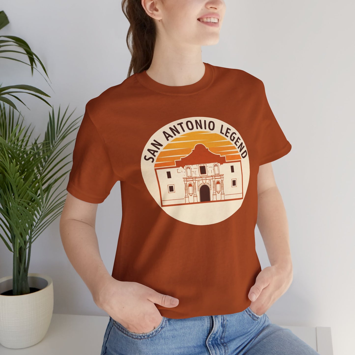 San Antonio Legend Tee, Vintage Style T-Shirt, Casual Wear, Souvenir Gift for Travelers, Summer Outing