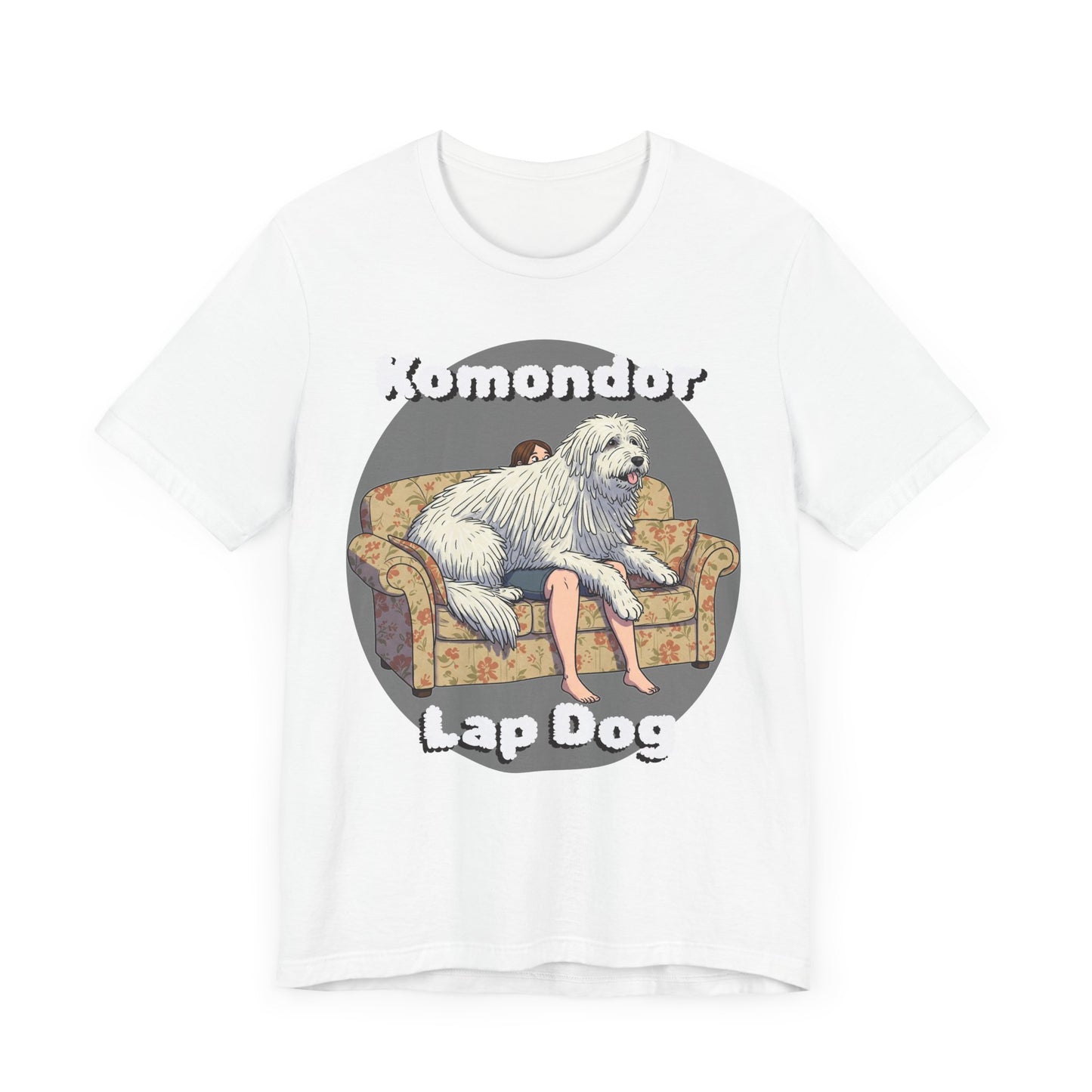 Komondor Lap Dog Unisex Tee - Funny Dog Lover's Short Sleeve Shirt - Schmartypants