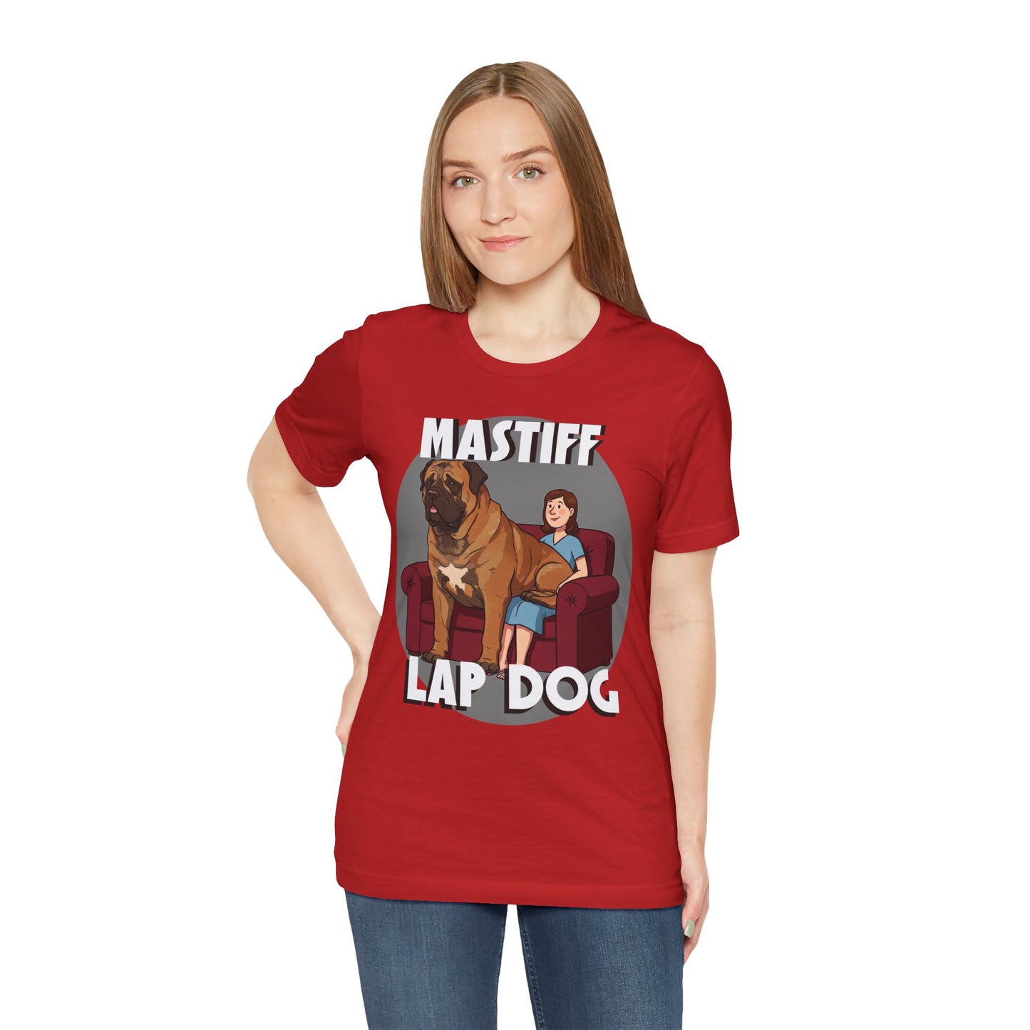 Mastiff Lap Dog T-Shirt – Hilarious and Comfy Tee for Dog Lovers - Schmartypants