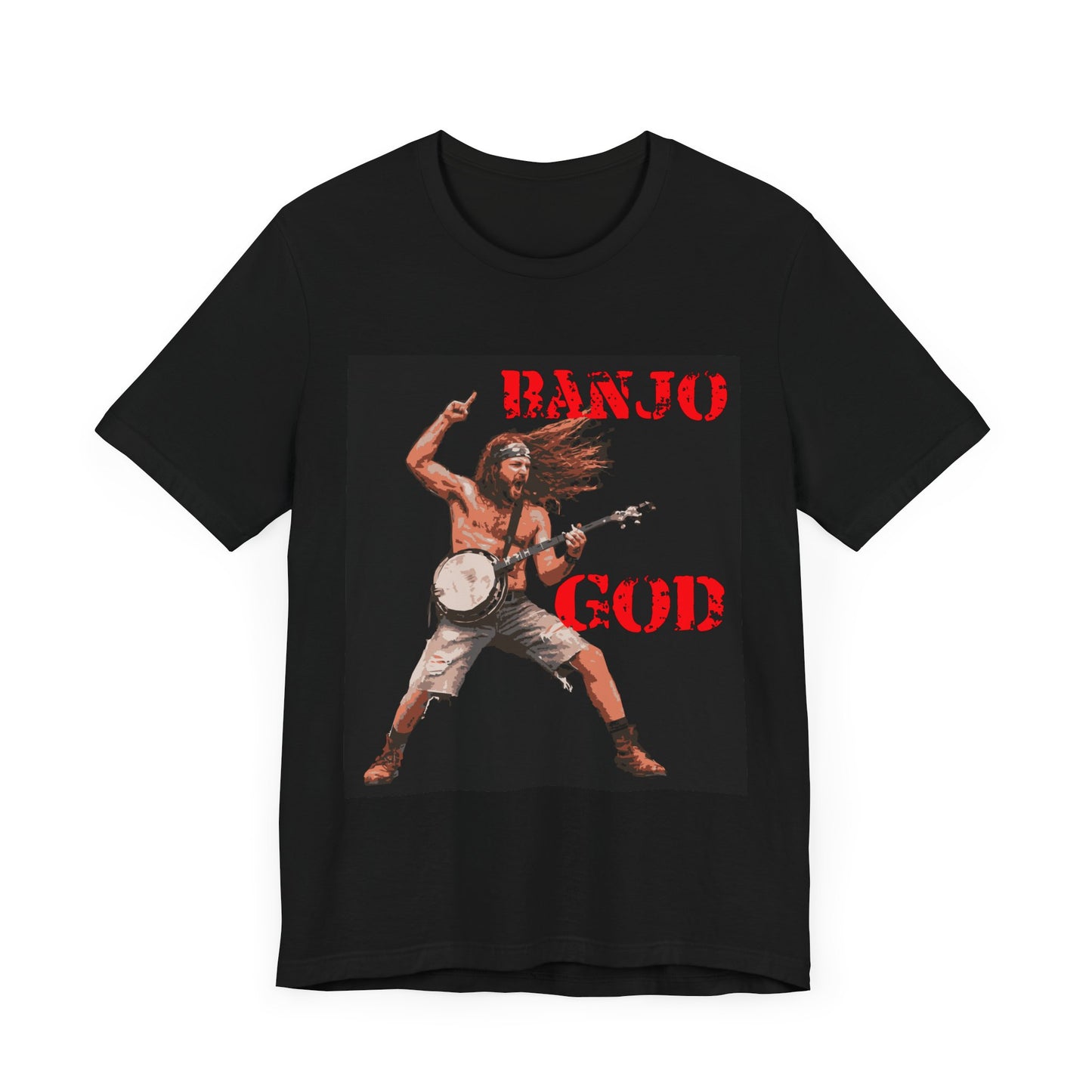 Banjo God Unisex Jersey Tee - Fun & Vibrant Music Apparel - Schmartypants