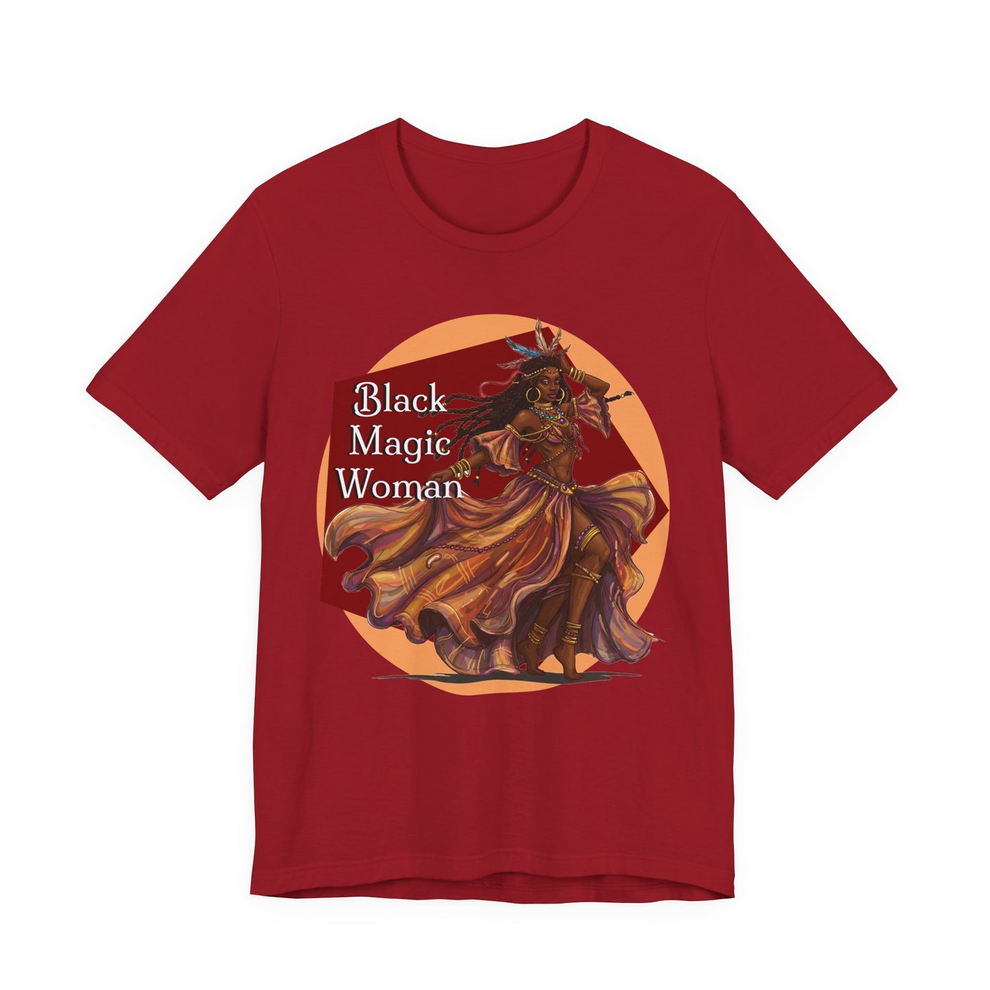 'Black Magic Woman' Tee, Witchy Apparel, Boho T-Shirt, Festival Outfit, Classic Rock Fans, Santana, Fleetwood Mac - Schmartypants