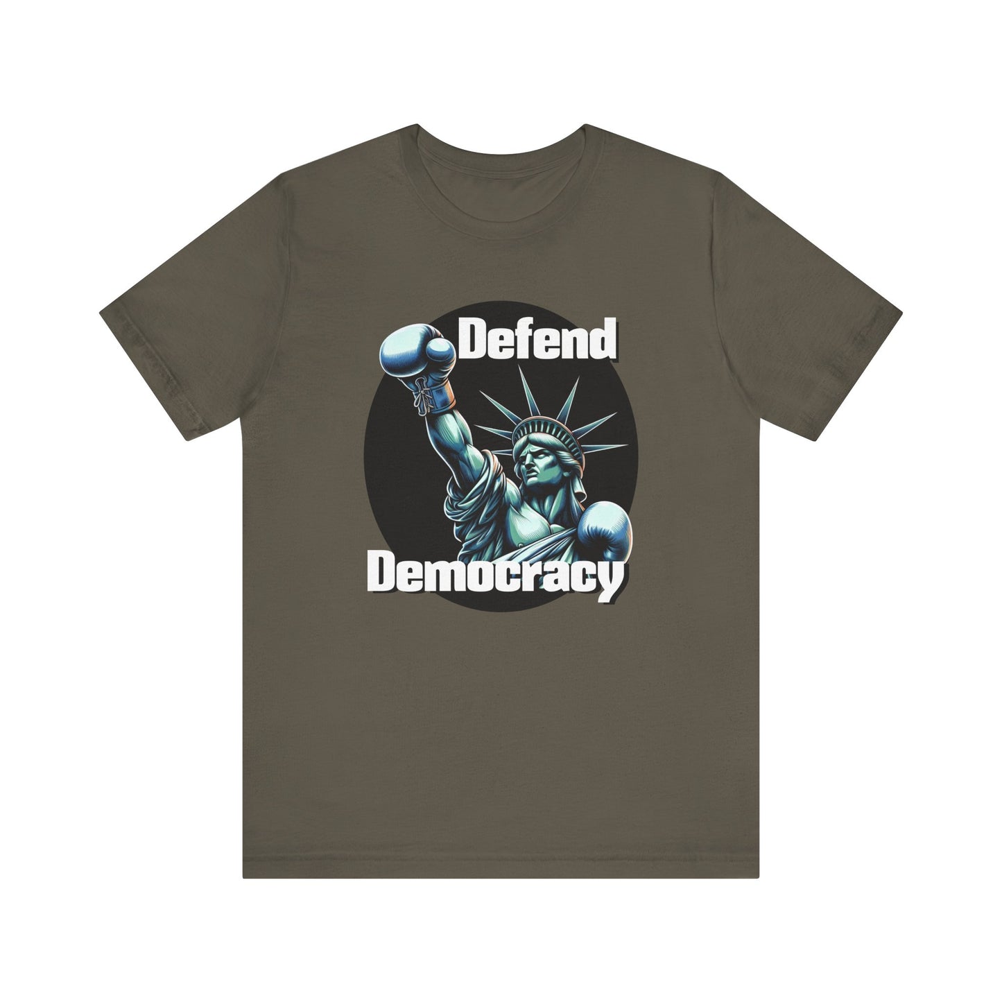 Defend Democracy Tee - Unisex Jersey Short Sleeve Shirt - Protest Wear - Activist Tee