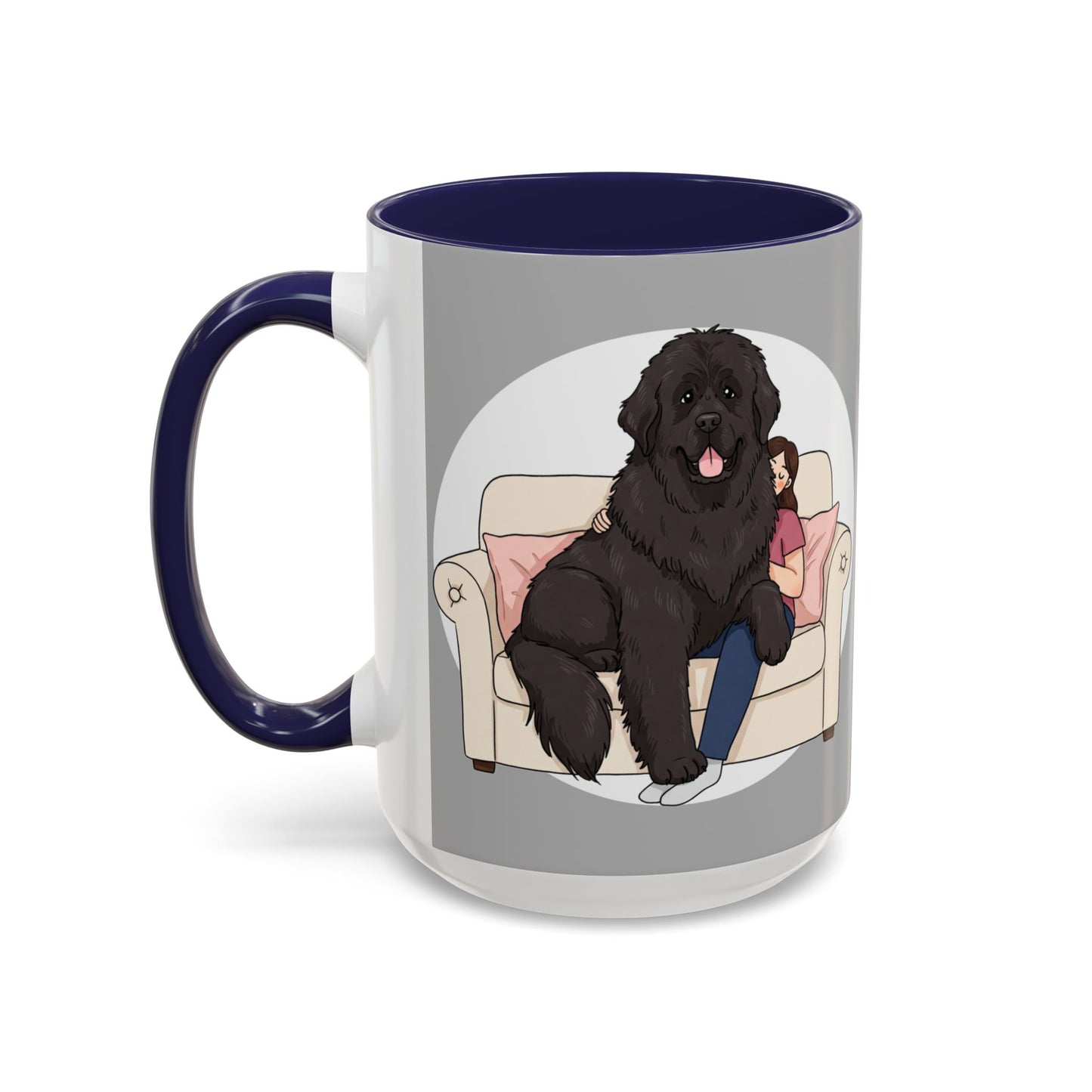 Funny Newfoundland Lap Dog Coffee Mug - Perfect Gift for Dog Lovers, Pet Parents, Cozy Home Decor, Caffeine Fix, Unique Gift Idea - Schmartypants