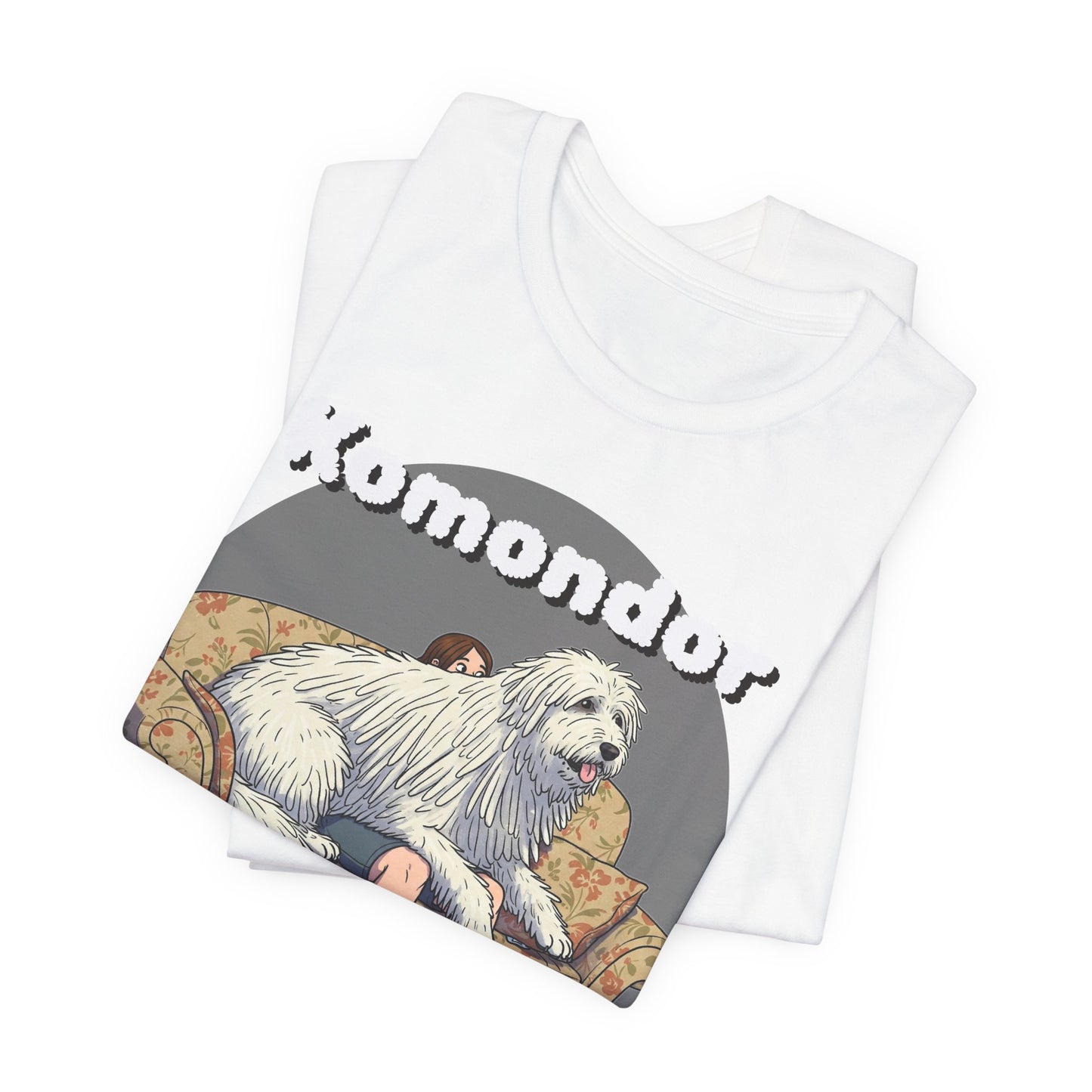 Komondor Lap Dog Unisex Tee - Funny Dog Lover's Short Sleeve Shirt - Schmartypants