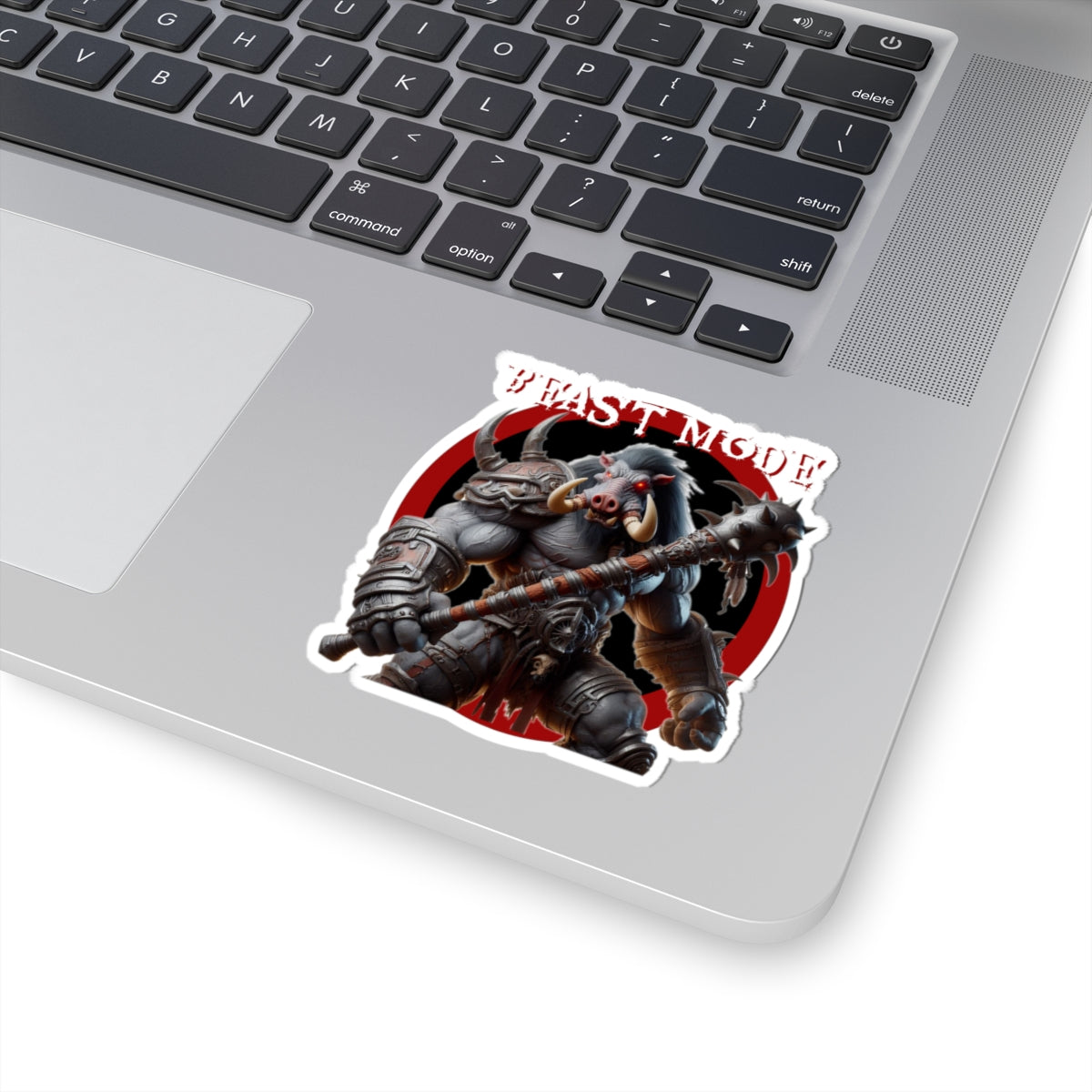Beast Mode Kiss-Cut Stickers – Perfect for Gamers & Workout Enthusiasts - Schmartypants