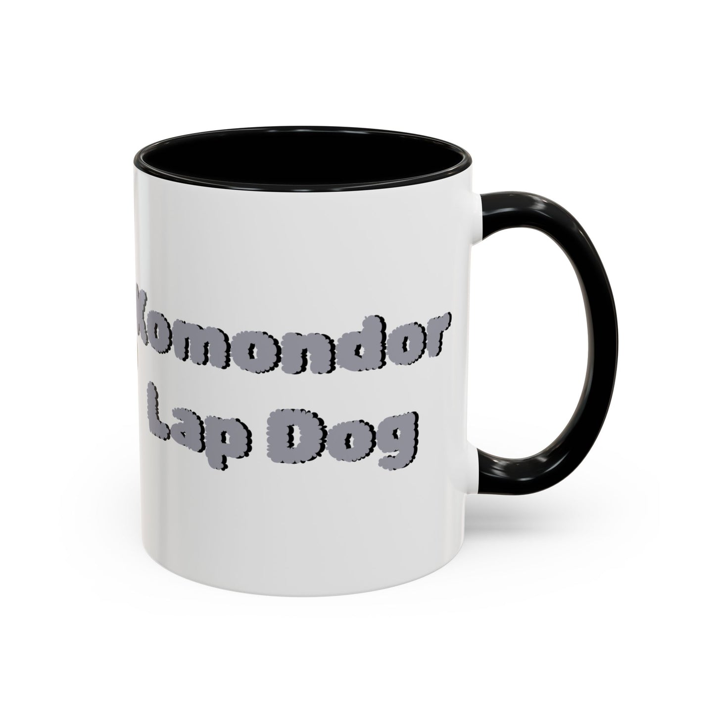 Komondor Lap Dog Coffee Mug - Funny Pet Lovers Gift - 11oz & 15oz - Schmartypants