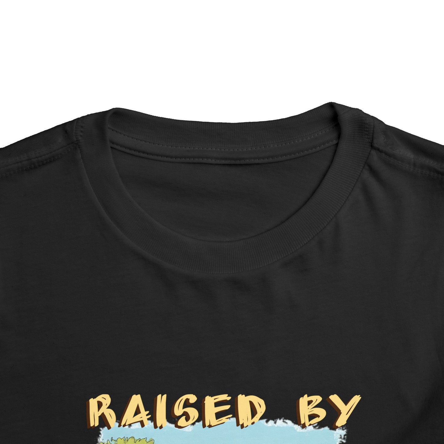 Funny 'Raised by Kangaroos' Toddler Short Sleeve Tee - Cute Animal Design for Kids - Schmartypants
