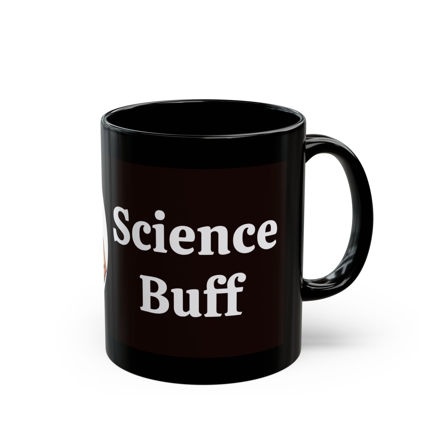 Black 'Science Buff' Mug - Funny Gift for Science Lovers, Physics Students, Einstein, Coffee Lover Mug, Geeky Coffee Mug, Unique Science Mug, Ideal for Birthdays - Schmartypants