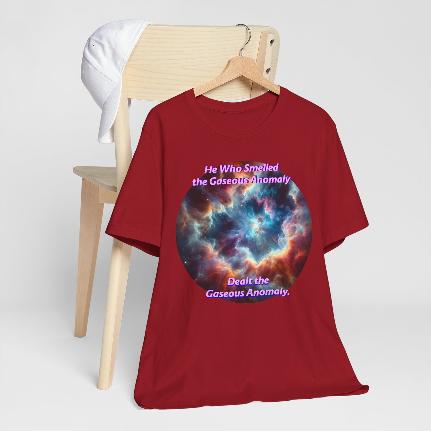 Hilarious Gaseous Anomaly Tee - Unisex Jersey Short Sleeve T-Shirt - Science Fiction Lovers - Star Trek Fans - Schmartypants