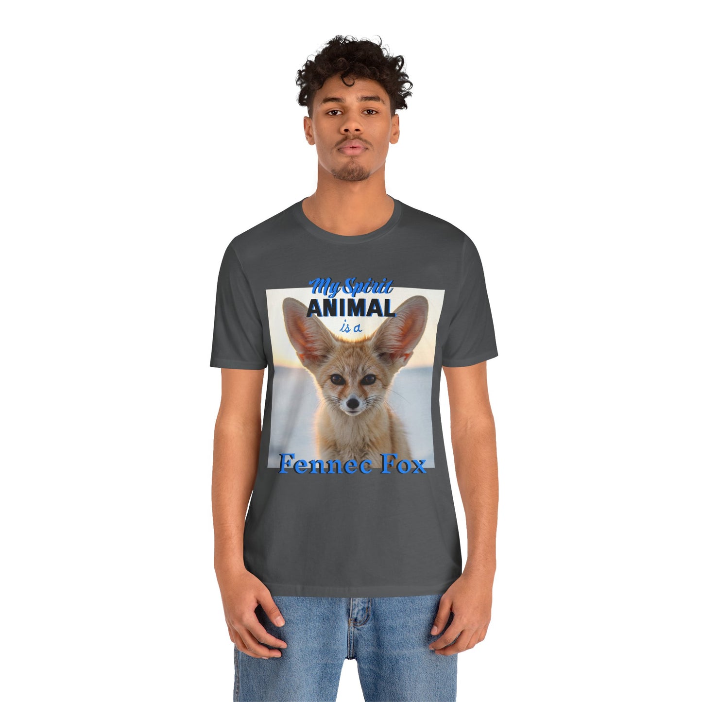 Fennec Fox Spirit Animal Tee - Unisex Short Sleeve Shirt - Fox Lovers - Schmartypants