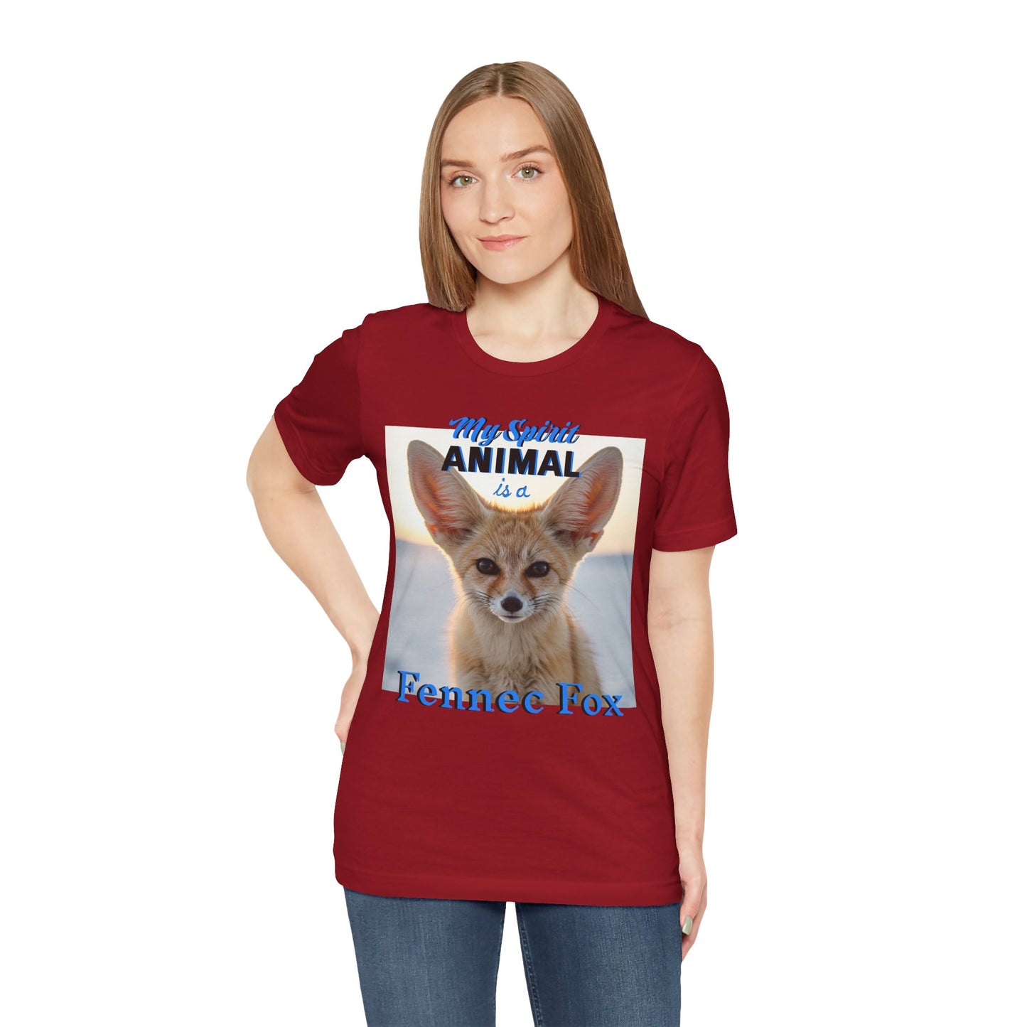 Fennec Fox Spirit Animal Tee - Unisex Short Sleeve Shirt - Fox Lovers - Schmartypants