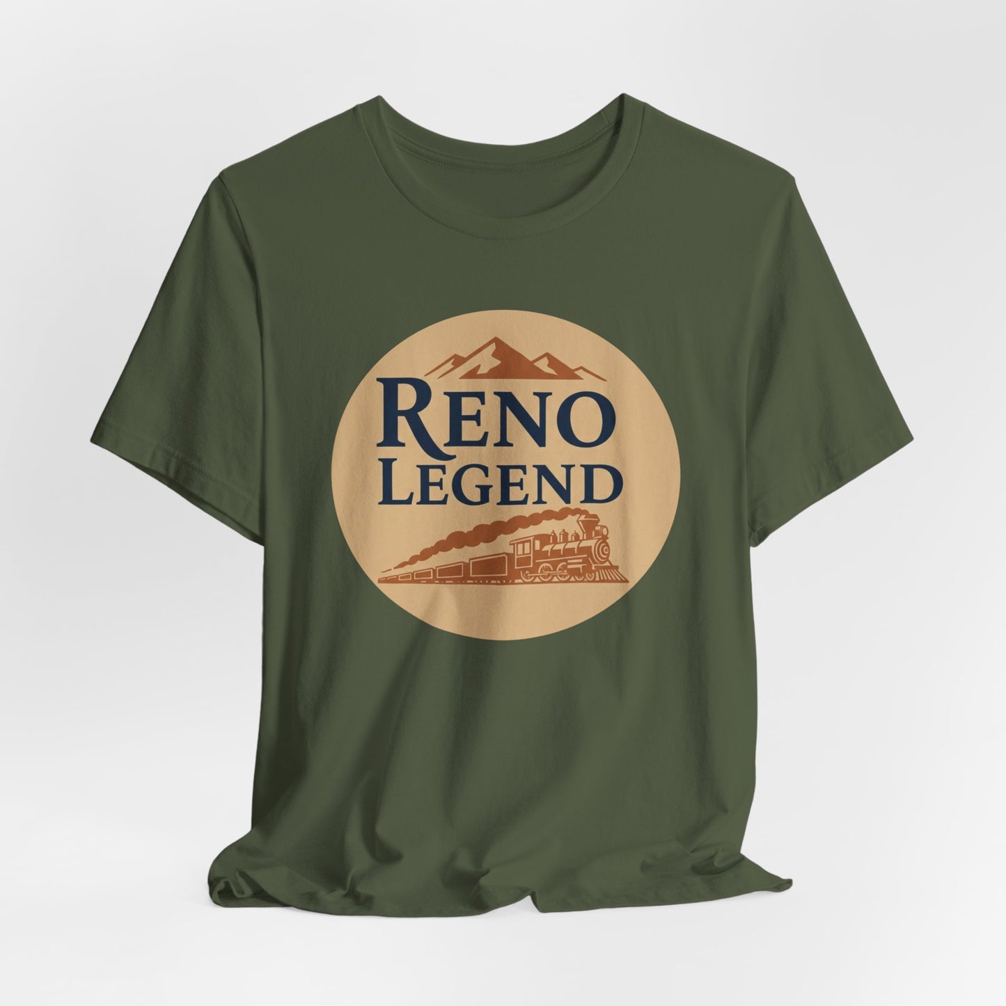 Reno Legend Unisex Tee, Graphic Tee, Casual Wear, Gift for Him, Outdoor Adventure Shirt, Vintage Style T-Shirt