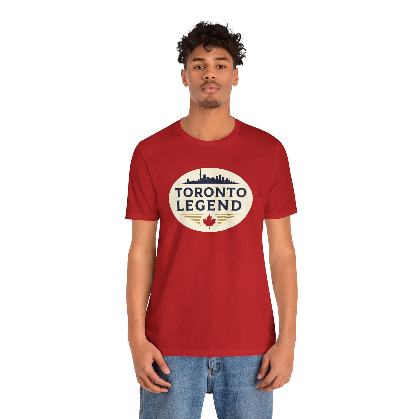 Toronto Legend Unisex Jersey Short Sleeve Tee, Toronto T-Shirt, Travel Shirt, Canada Souvenir, Gift for Travelers, Casual Wear
