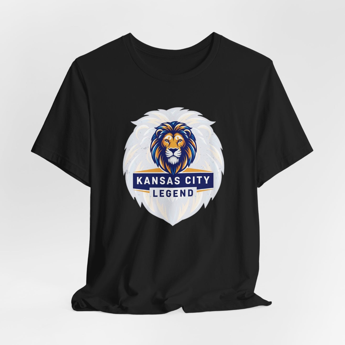 Kansas City Legend Lion Tee - Unisex Jersey T-shirt, Gift for Sports Fans, Casual Wear, Team Spirit, Birthday Present