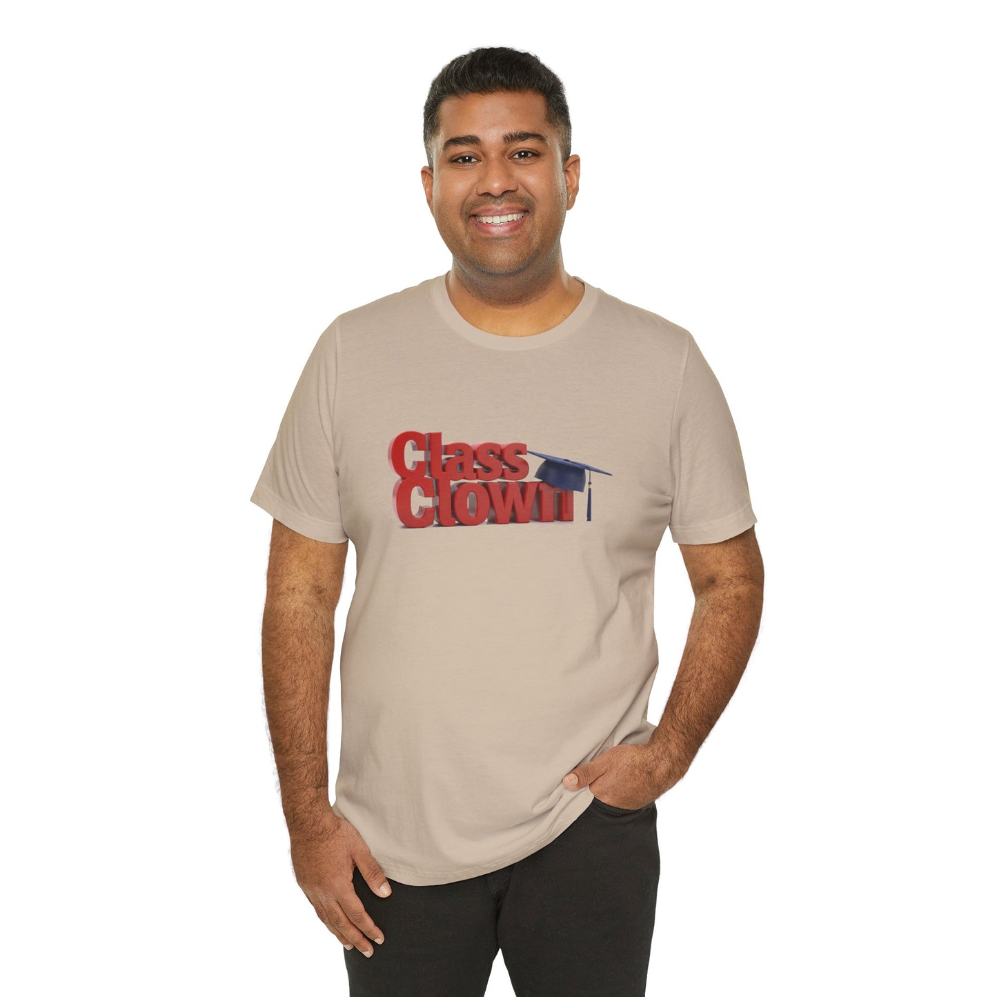 Class Clown Tee, Fun Graduation Shirt, College Humor T-Shirt, Unisex Short Sleeve Tee, Gift for Students