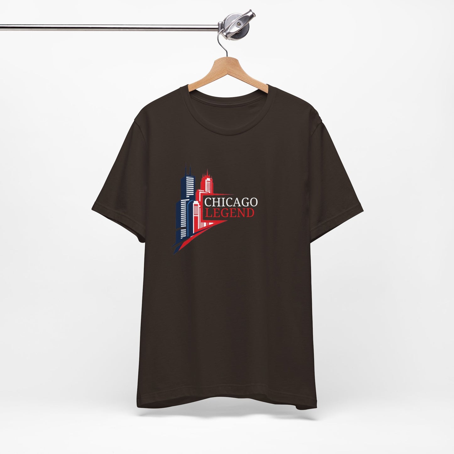 Classic Chicago Legend Graphic Unisex T-Shirt, Chicago Gift, City Pride Apparel, Urban Style Shirt, Travel Souvenir Tee