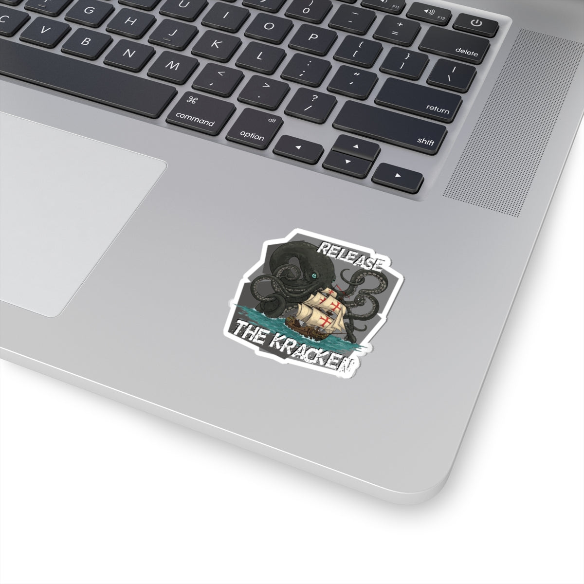 'Release The Kraken!' Kiss-Cut Stickers - Nautical Octopus Design for Sea Lovers and Gamers - Schmartypants