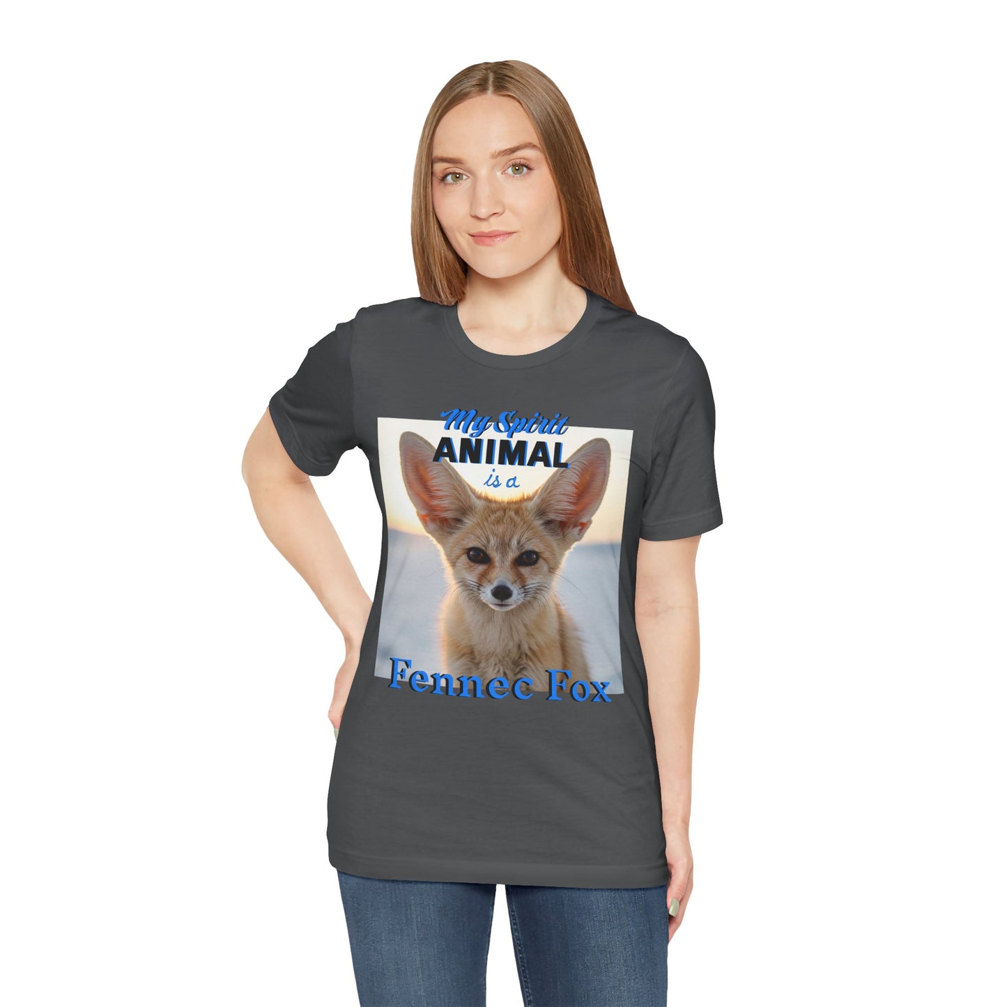 Fennec Fox Spirit Animal Tee - Unisex Short Sleeve Shirt - Fox Lovers - Schmartypants