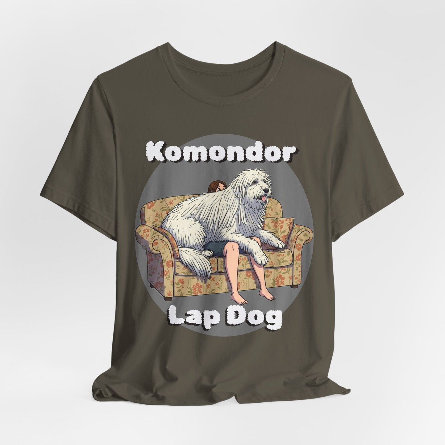 Komondor Lap Dog Unisex Tee - Funny Dog Lover's Short Sleeve Shirt - Schmartypants