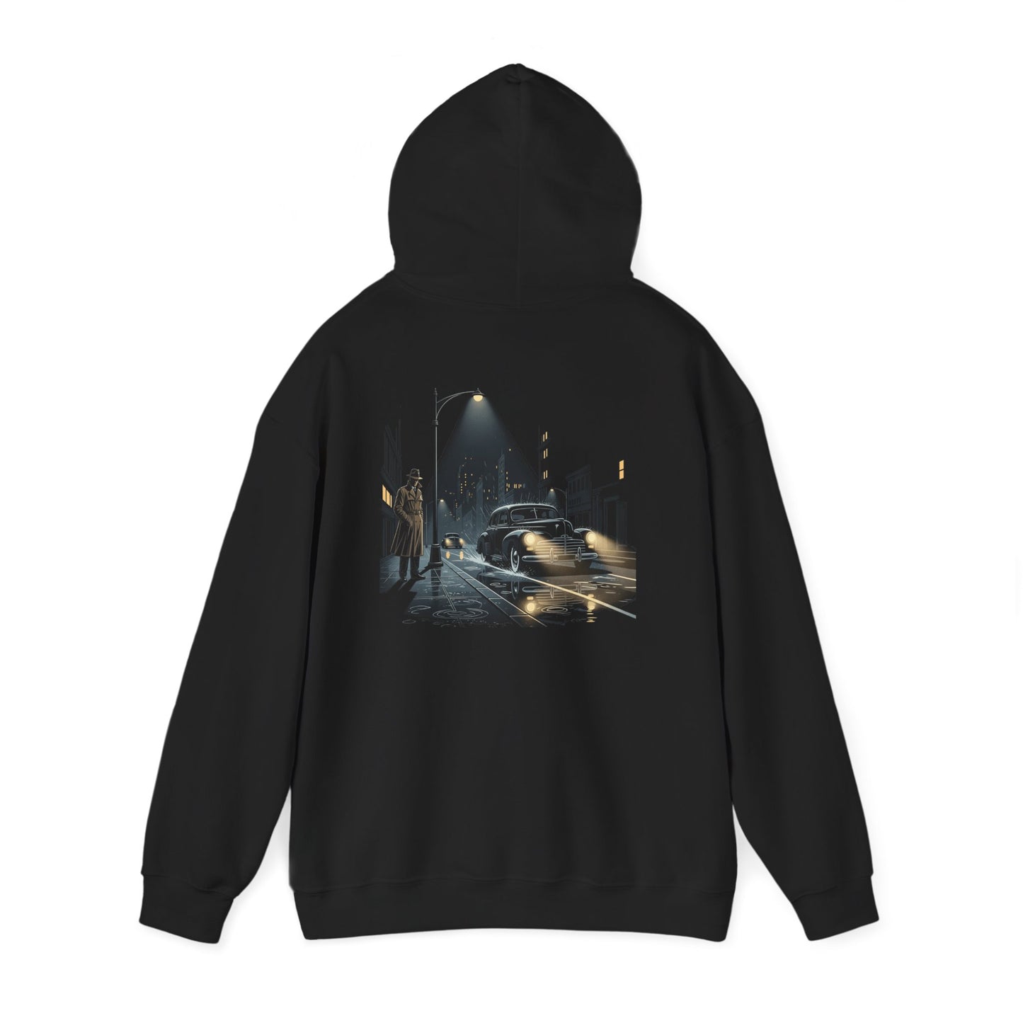 Film Noir Freak Unisex Hoodie, Vintage Movie Sweatshirt, Cozy Black Hoodie, Artist Gift, Fall Fashion Essential