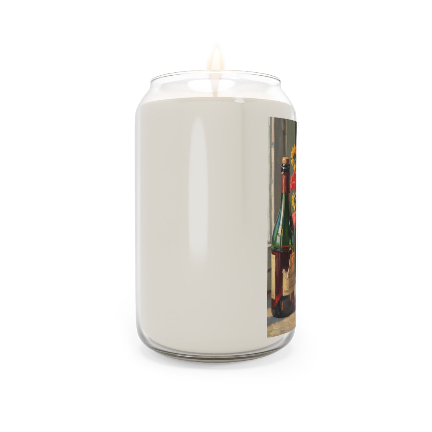 Scented Candle, French Countryside Oil Painting Print