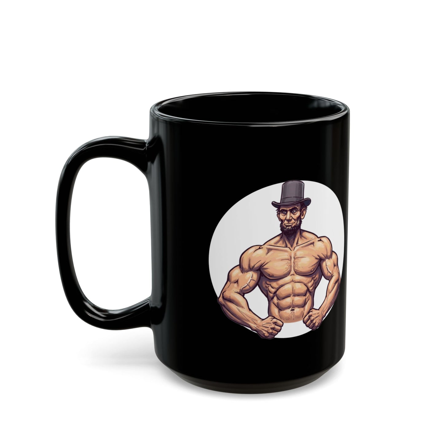 History Buff Black Mug - Perfect Funny Gift for History Enthusiasts, Abraham Lincoln Fans - Schmartypants