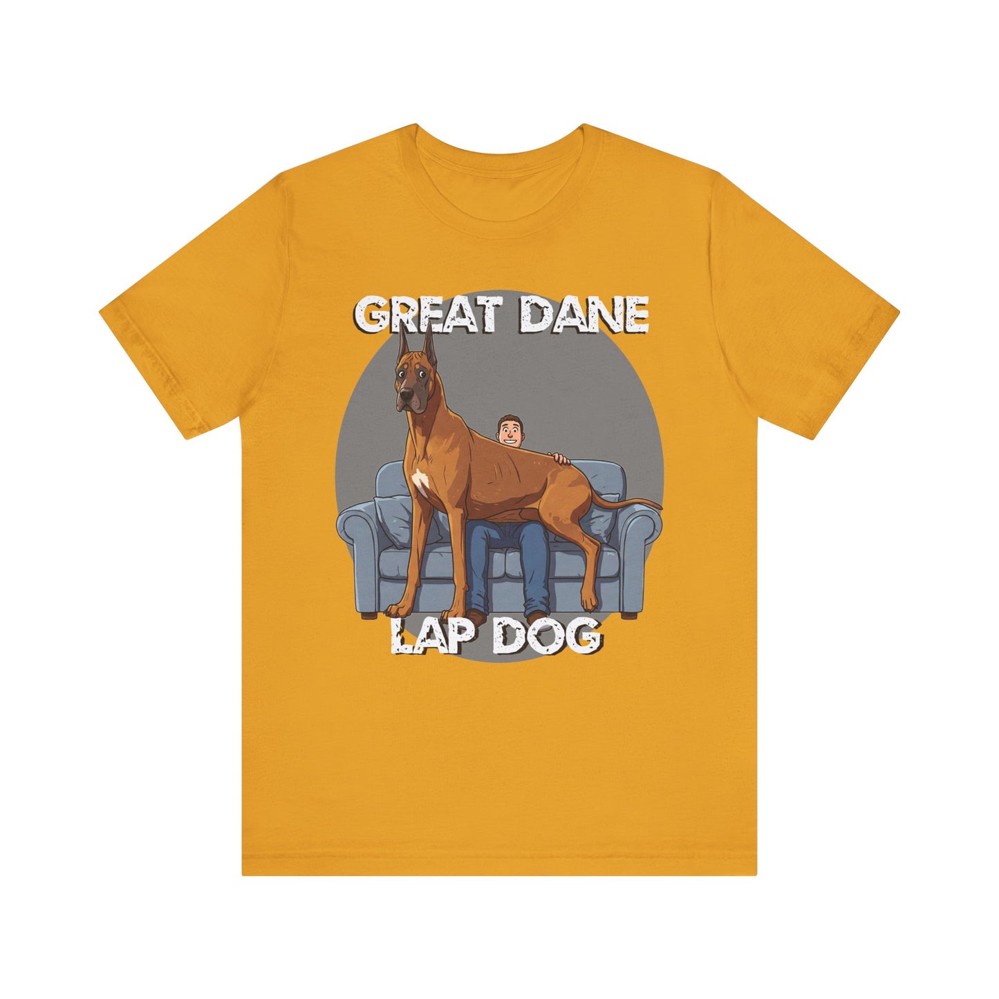Great Dane Lap Dog Unisex Tee - Hilarious Dog Lover Graphic T-Shirt - Schmartypants