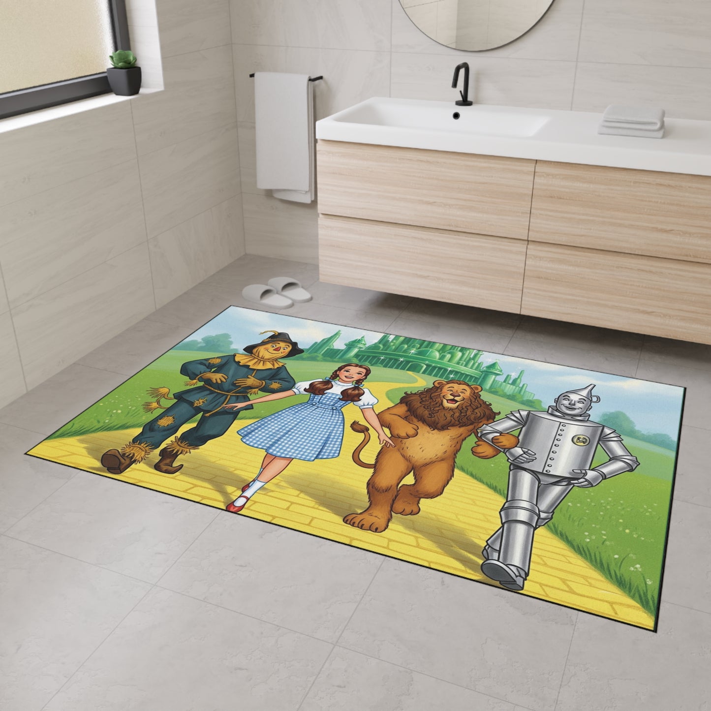 Wizard of Oz Heavy Duty Floor Mat, Durable Entry Rug, Home Decor, Kids Room, Fun Gift, Non-Slip Mat