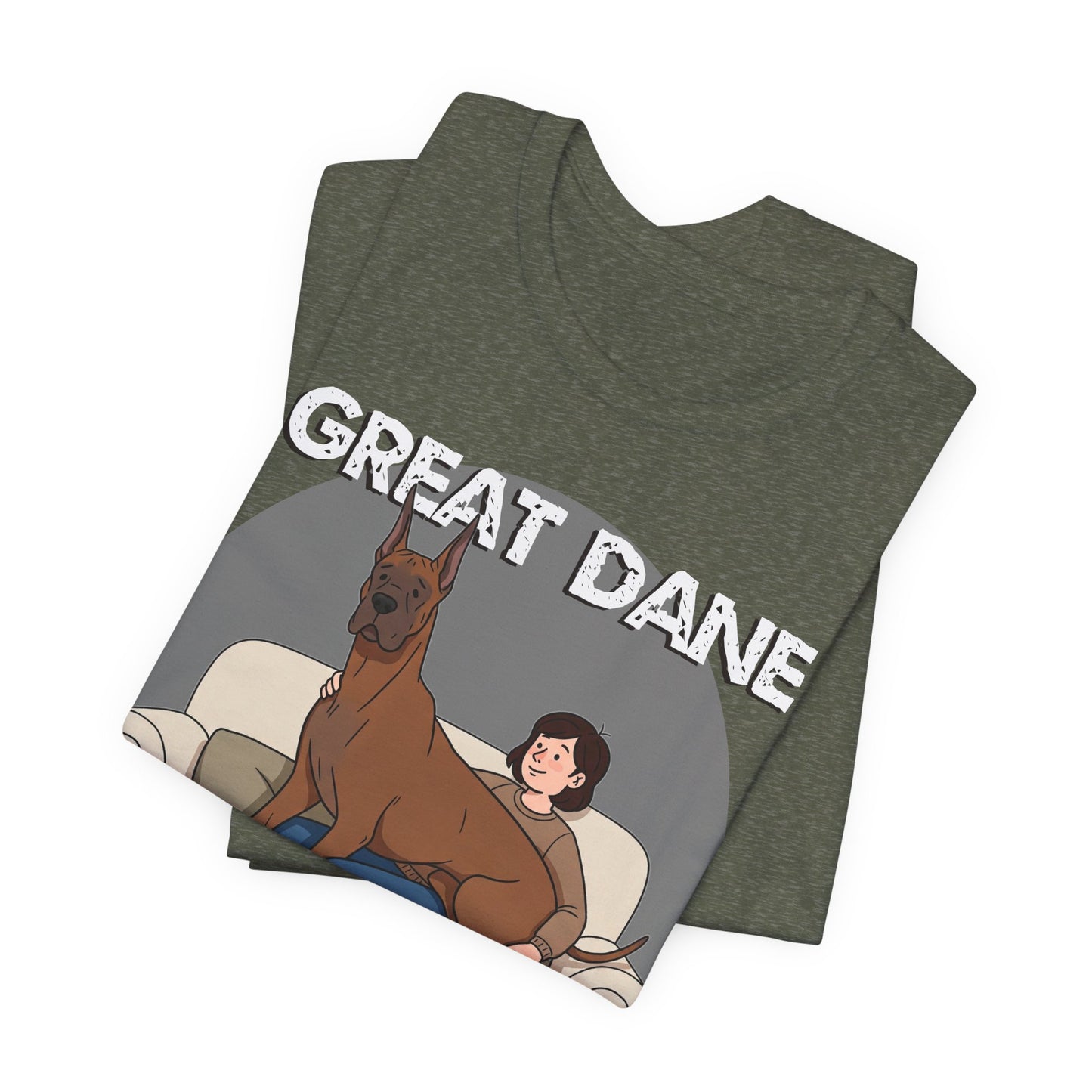 Great Dane Lap Dog Unisex Jersey Tee - Funny Perfect Gift for Dog Lovers - Schmartypants