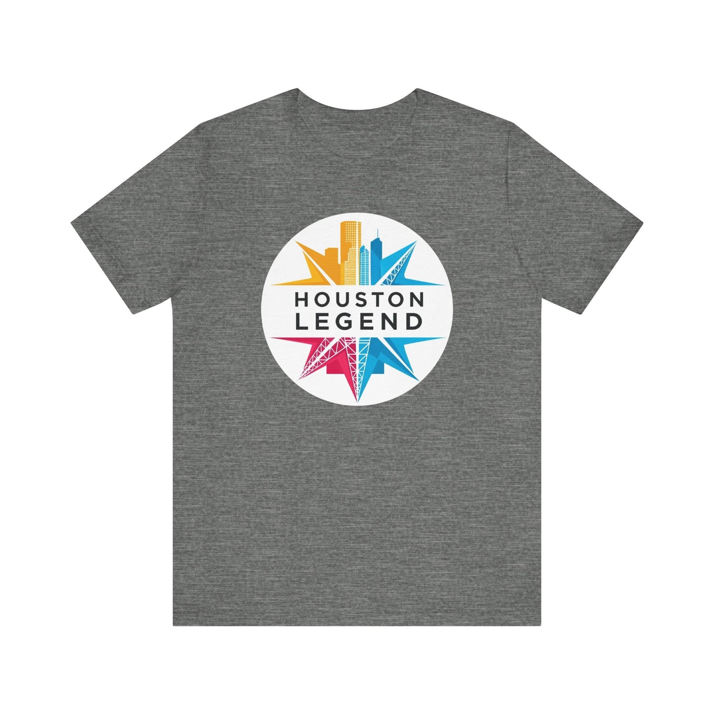 Houston Legend Short Sleeve Tee, Unisex T-Shirt, Houston Souvenir, Urban Fashion, Casual Wear, Gift for Houston Lovers