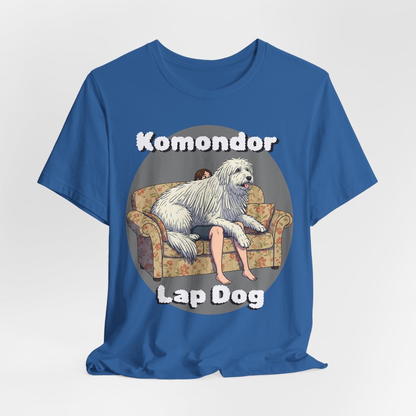 Komondor Lap Dog Unisex Tee - Funny Dog Lover's Short Sleeve Shirt - Schmartypants