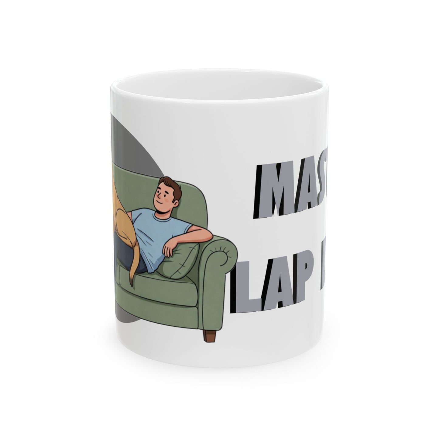 Cozy Mastiff Lover's Ceramic Mug - Perfect Gift for Mastiff Dog Owners, Funny Coffee Cup, Home Decor, Pet Lover Gift, Relaxation Mug - Schmartypants