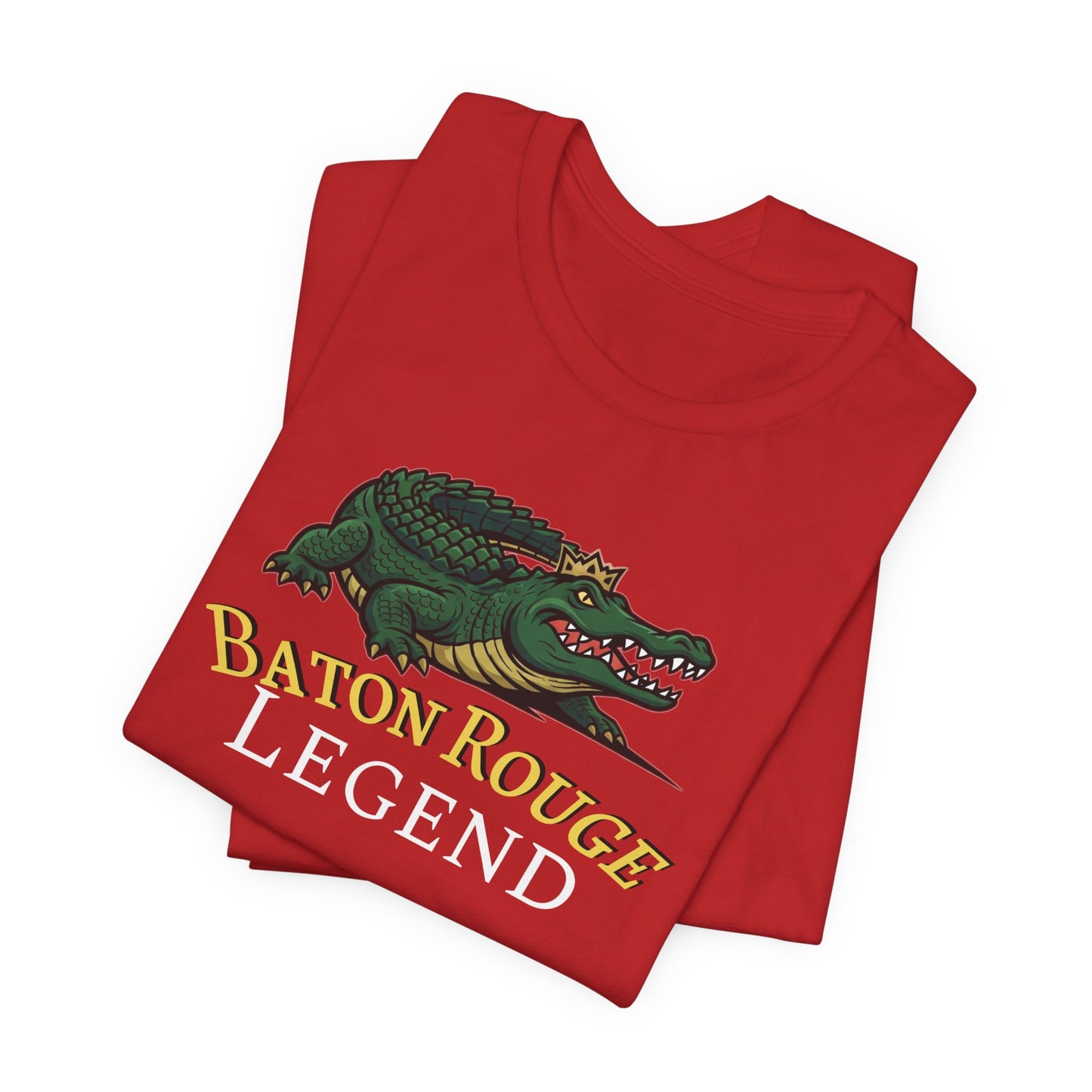 Baton Rouge Legend Tee, Unisex Graphic T-Shirt, Casual Wear, Gift Idea for College Students, Souvenir Apparel