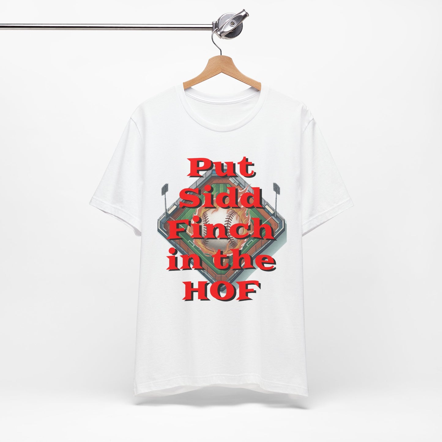Baseball Fantasy Satirical Shirt, Funny Sports Tee, Mythological Fireballing Pitcher Gift, Sidd Finch April Fool's Joke, Unisex Jersey